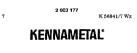 KENNAMETAL Logo (DPMA, 04.10.1990)