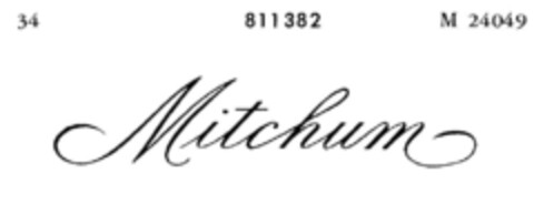 Mitchum Logo (DPMA, 16.02.1965)