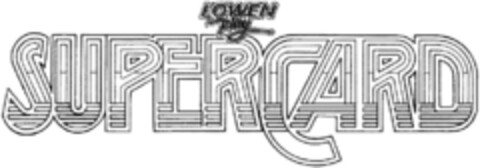 SUPERCARD Logo (DPMA, 11/29/1991)