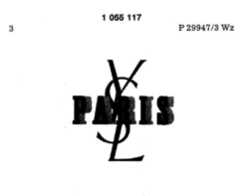 PARIS YSL Logo (DPMA, 14.01.1983)