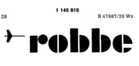 robbe Logo (DPMA, 02.02.1989)