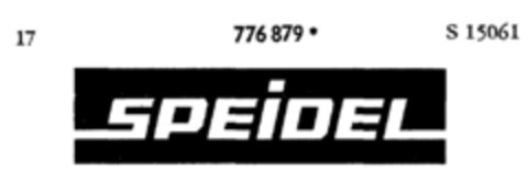 SPEIDEL Logo (DPMA, 07/29/1963)