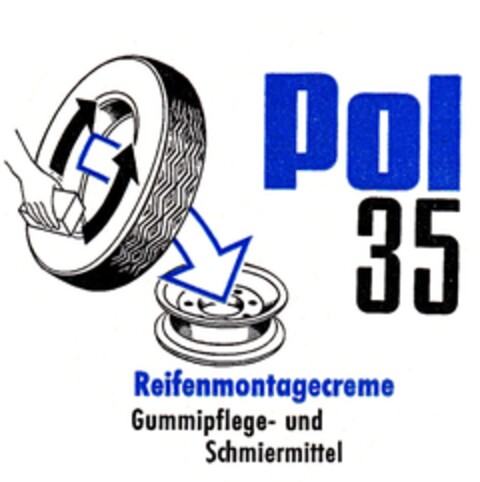 Pol 35 Reifenmontagecreme Logo (DPMA, 11/22/1968)