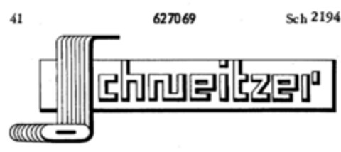 Schweitzer Logo (DPMA, 12.04.1951)