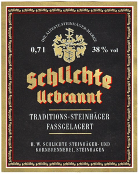 Schlichte Urbrannt Logo (DPMA, 28.04.1993)