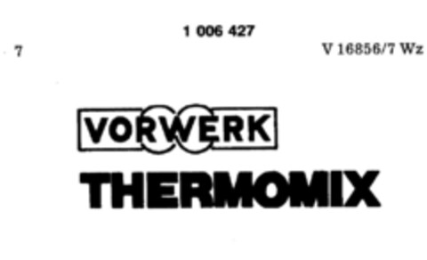 VORWERK THERMOMIX Logo (DPMA, 11/02/1979)