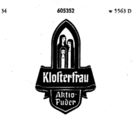 Klosterfrau Aktiv-Puder Logo (DPMA, 01.10.1948)