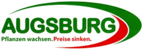 AUGSBURG Pflanzen wachsen.Preise sinken. Logo (DPMA, 09/18/2010)