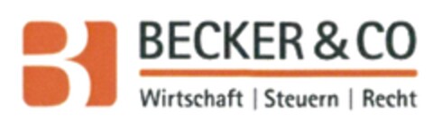 BECKER & CO Wirtschaft | Steuern | Recht Logo (DPMA, 28.07.2018)