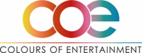 coe COLOURS OF ENTERTAINMENT Logo (DPMA, 31.08.2021)