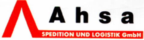 Ahsa SPEDITION UND LOGISTIK GmbH Logo (DPMA, 21.11.1996)