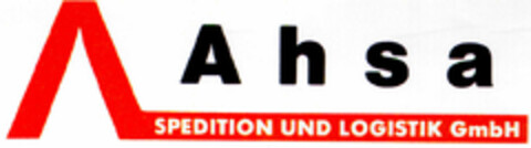 Ahsa SPEDITION UND LOGISTIK GmbH Logo (DPMA, 11/21/1996)