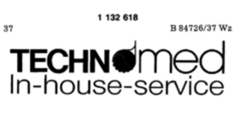 TECHNOmed In-house-service Logo (DPMA, 11.06.1988)