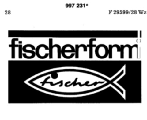 fischerform fischer Logo (DPMA, 18.01.1980)