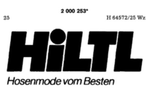 HiLTL Hosenmode vom Besten Logo (DPMA, 23.11.1990)