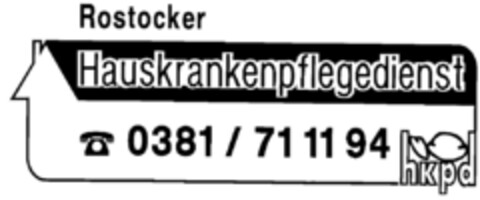 Rostocker Hauskrankenpflegedienst Logo (DPMA, 15.04.2000)