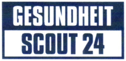 GESUNDHEIT SCOUT24 Logo (DPMA, 24.05.2000)