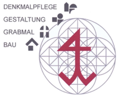 DENKMALPFLEGE GESTALTUNG GRABMAL BAU Logo (DPMA, 03/22/2010)