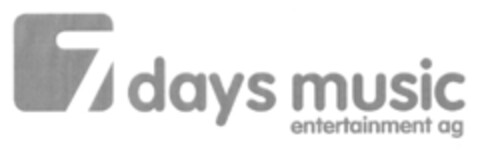 7 days music entertainment ag Logo (DPMA, 31.05.2010)