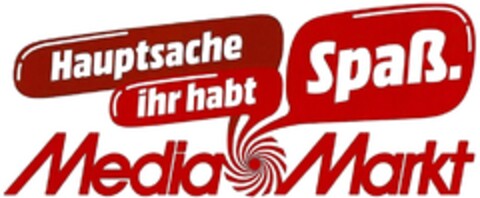 Hauptsache ihr habt Spaß. Media Markt Logo (DPMA, 22.09.2016)