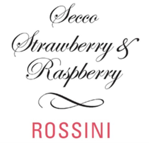 Secco Strawberry & Raspberry ROSSINI Logo (DPMA, 18.07.2016)