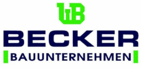 WB BECKER BAUUNTERNEHMEN Logo (DPMA, 10/01/2020)