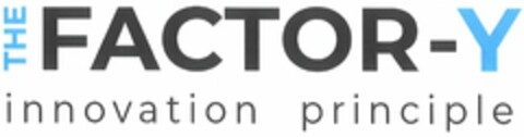 THE FACTOR-Y innovation principle Logo (DPMA, 12/15/2020)