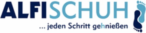 ALFISCHUH ... jeder Schritt gehnießen Logo (DPMA, 01/25/2023)