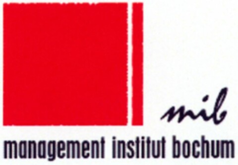 mib management institut bochum Logo (DPMA, 31.10.2003)