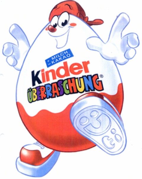 + MILCH - KAKAO kinder ÜBERRASCHUNG Logo (DPMA, 28.02.2005)