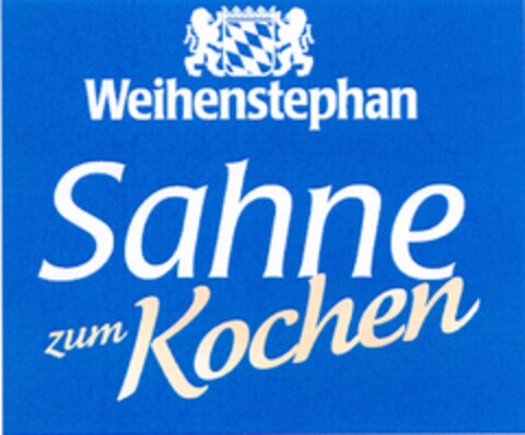 Weihenstephan Sahne zum Kochen Logo (DPMA, 06.03.2007)