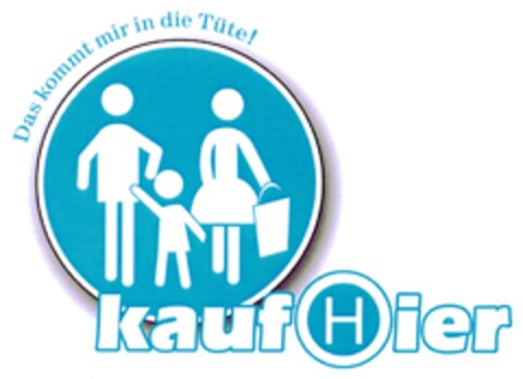 kaufHier - Das kommt mir in die Tüte! Logo (DPMA, 11/05/2007)