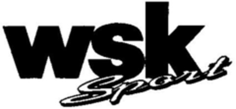 wsk Sport Logo (DPMA, 10/23/1996)