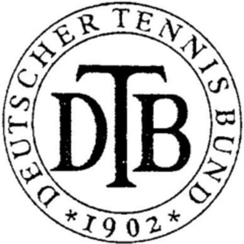 DTB DEUTSCHER TENNISBUND 1902 Logo (DPMA, 25.04.1997)