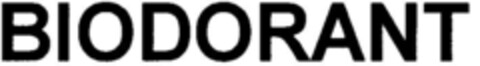 BIODORANT Logo (DPMA, 26.03.1998)