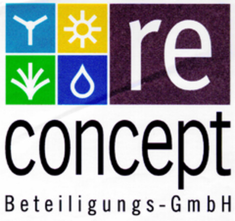 re concept Beteiligungs-GmbH Logo (DPMA, 10.09.1998)