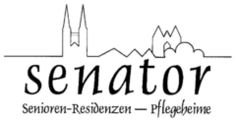 senator Senioren-Residenzen-Pflegeheime Logo (DPMA, 19.06.1999)