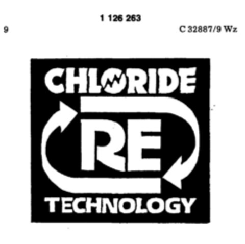 CHLORIDE RE TECHNOLOGY Logo (DPMA, 23.02.1984)