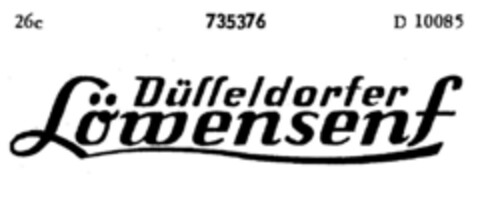 Düsseldorfer Löwensenf Logo (DPMA, 21.01.1959)