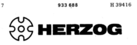 HERZOG Logo (DPMA, 07.05.1974)