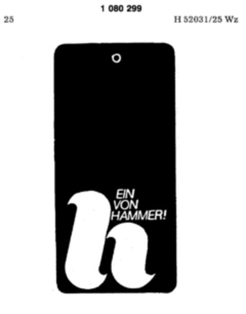 EIN HAMMER VON h Logo (DPMA, 06.12.1983)
