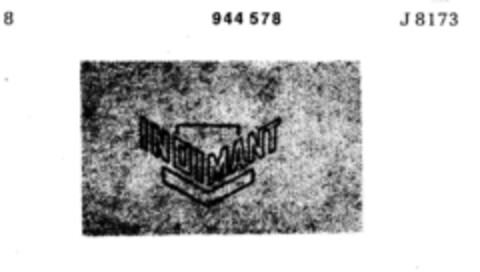 INDIMANT Logo (DPMA, 17.12.1968)