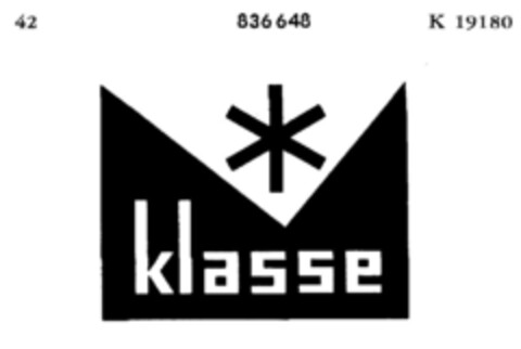 klasse Logo (DPMA, 12.09.1961)