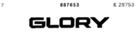 GLORY Logo (DPMA, 16.04.1969)