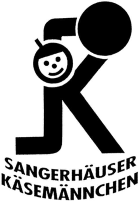 SANGERHÄUSER KÄSEMÄNNCHEN Logo (DPMA, 31.03.1993)