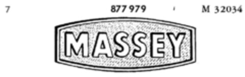 MASSEY Logo (DPMA, 13.11.1969)
