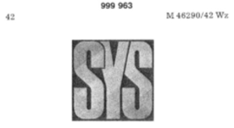 SYS Logo (DPMA, 28.03.1979)