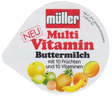 müller Multi Vitamin Buttermilch Logo (DPMA, 17.03.1982)