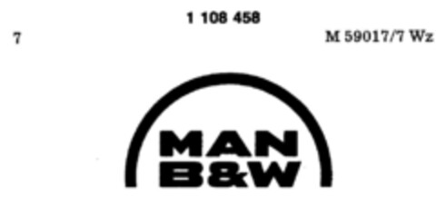 MAN B&W Logo (DPMA, 08/06/1986)