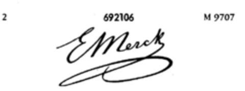 EMerck Logo (DPMA, 04/29/1955)